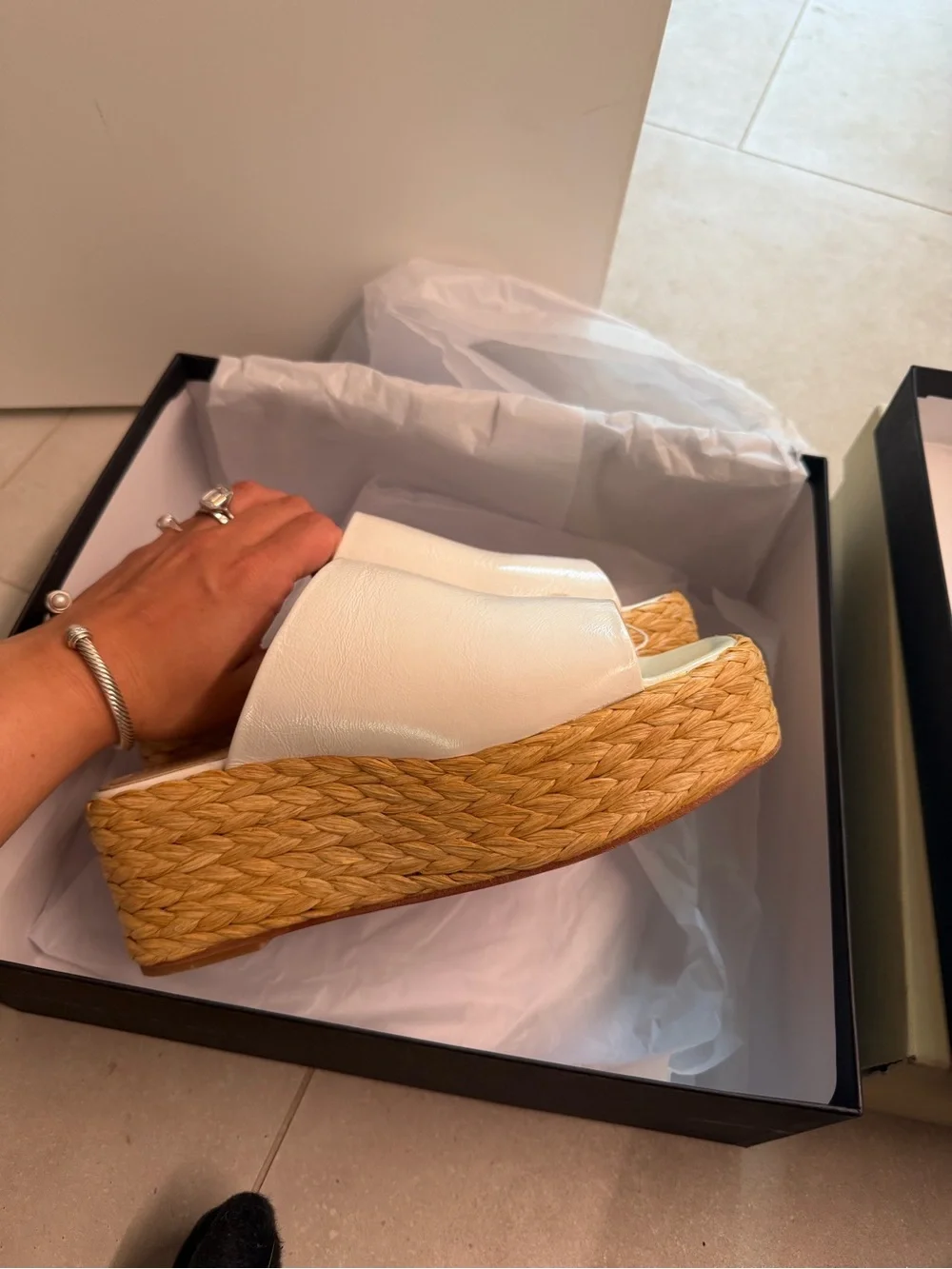 Paloma Barcelo Leather Espadrilles